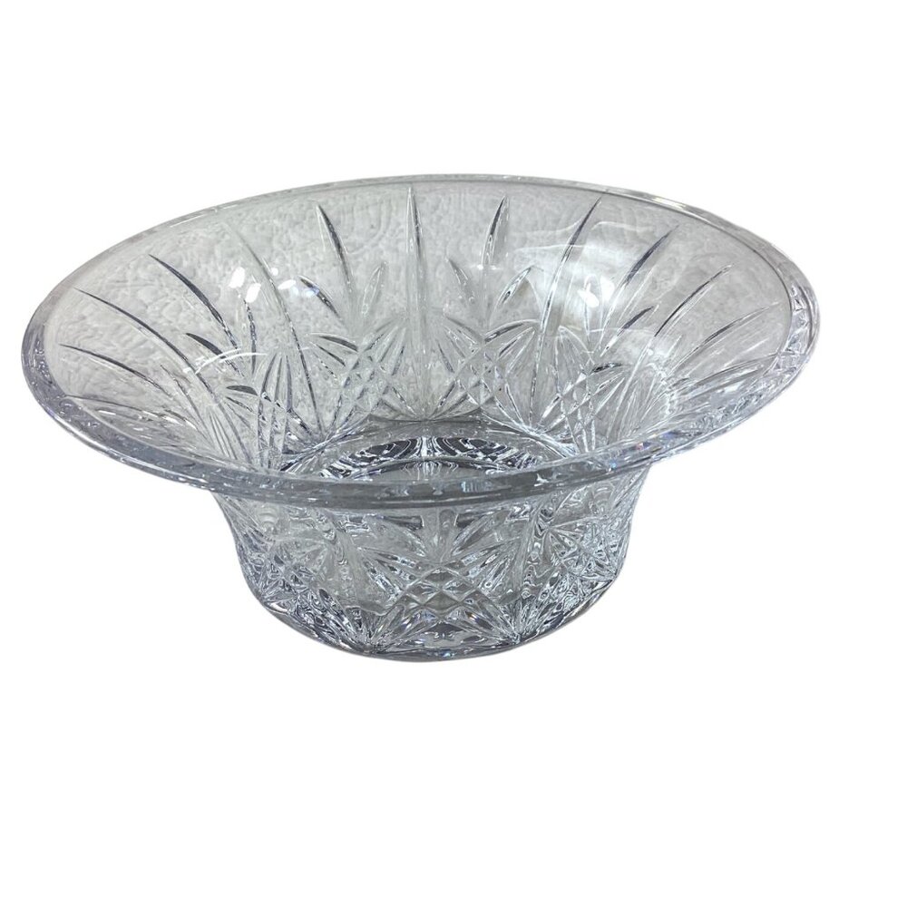 Bohemia 24% Lead Crystal Decorative Bowl*Czech Republic *NWB